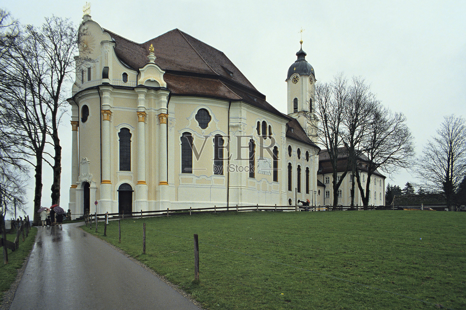 维斯教堂照片摄影图片