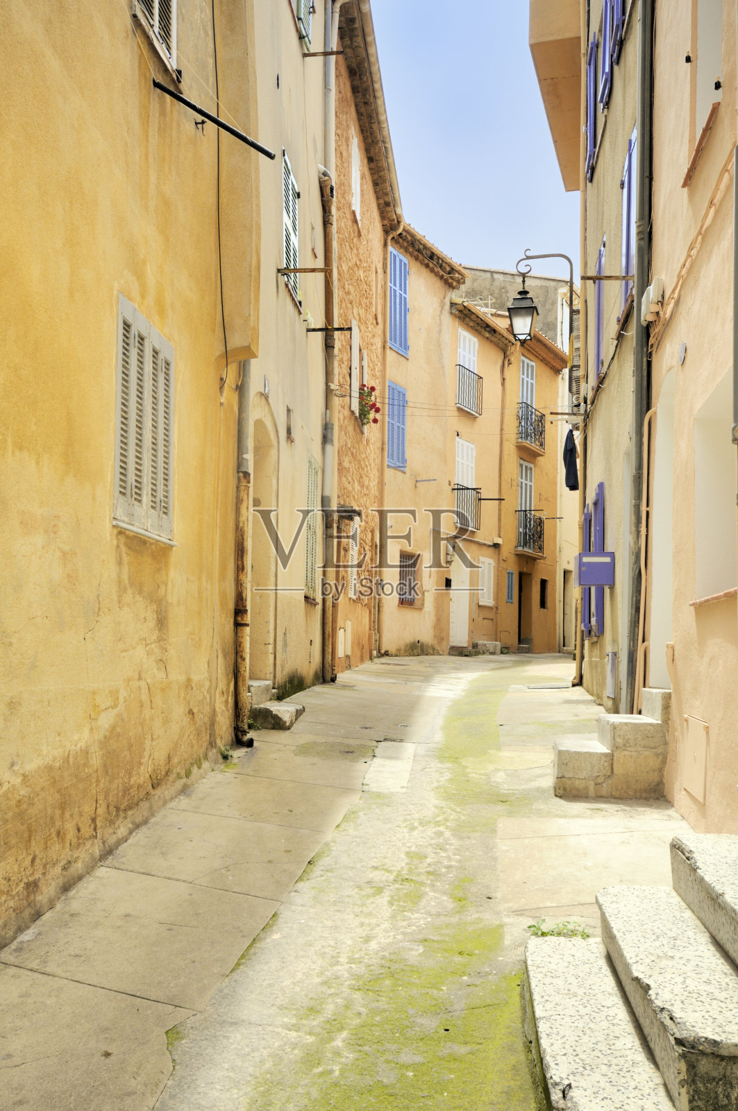 戛纳老街照片摄影图片