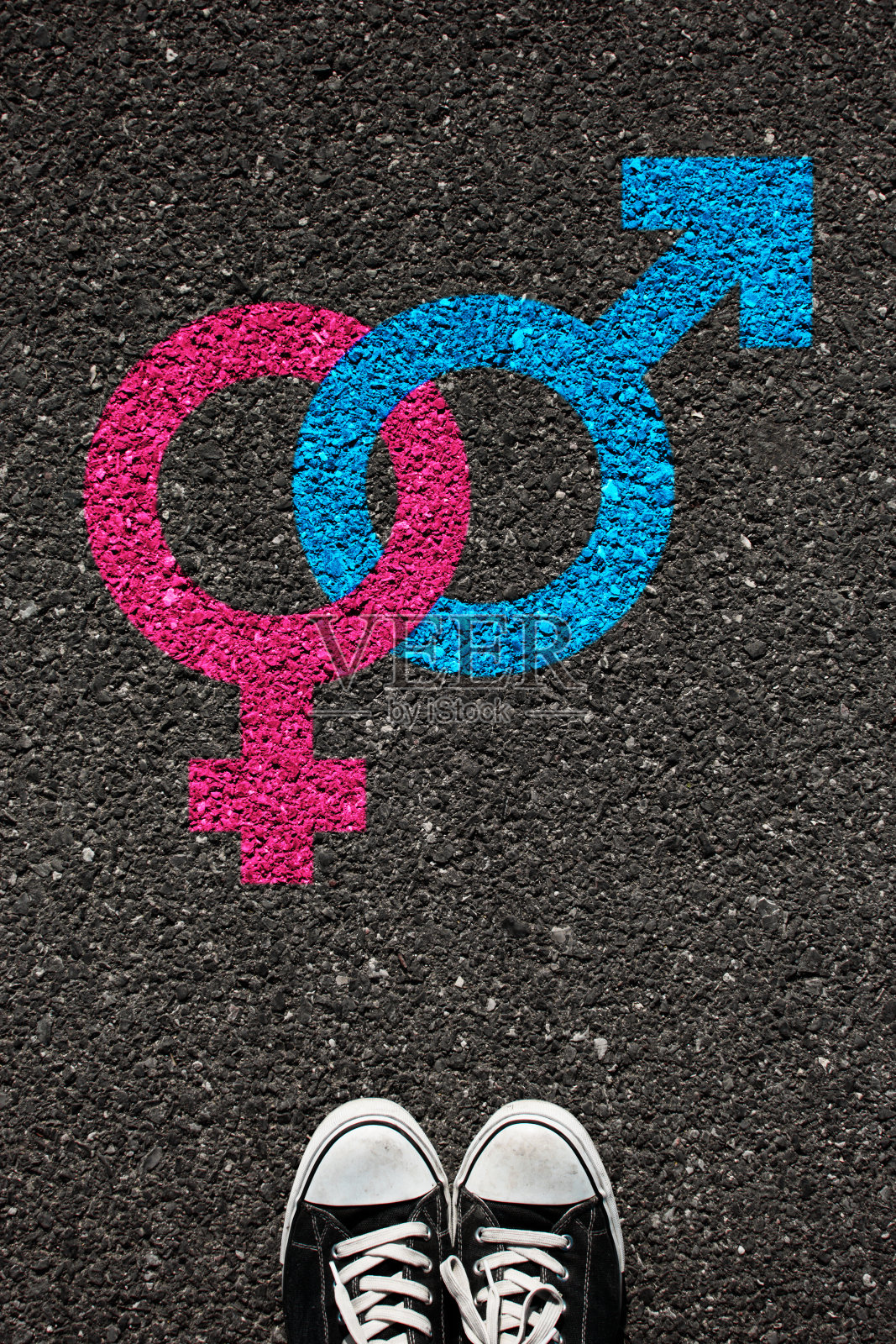 人行道上的性感符号照片摄影图片