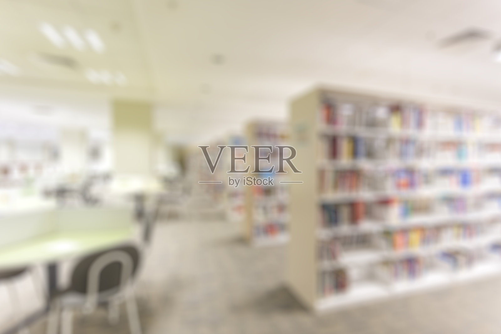 散焦图书馆照片摄影图片