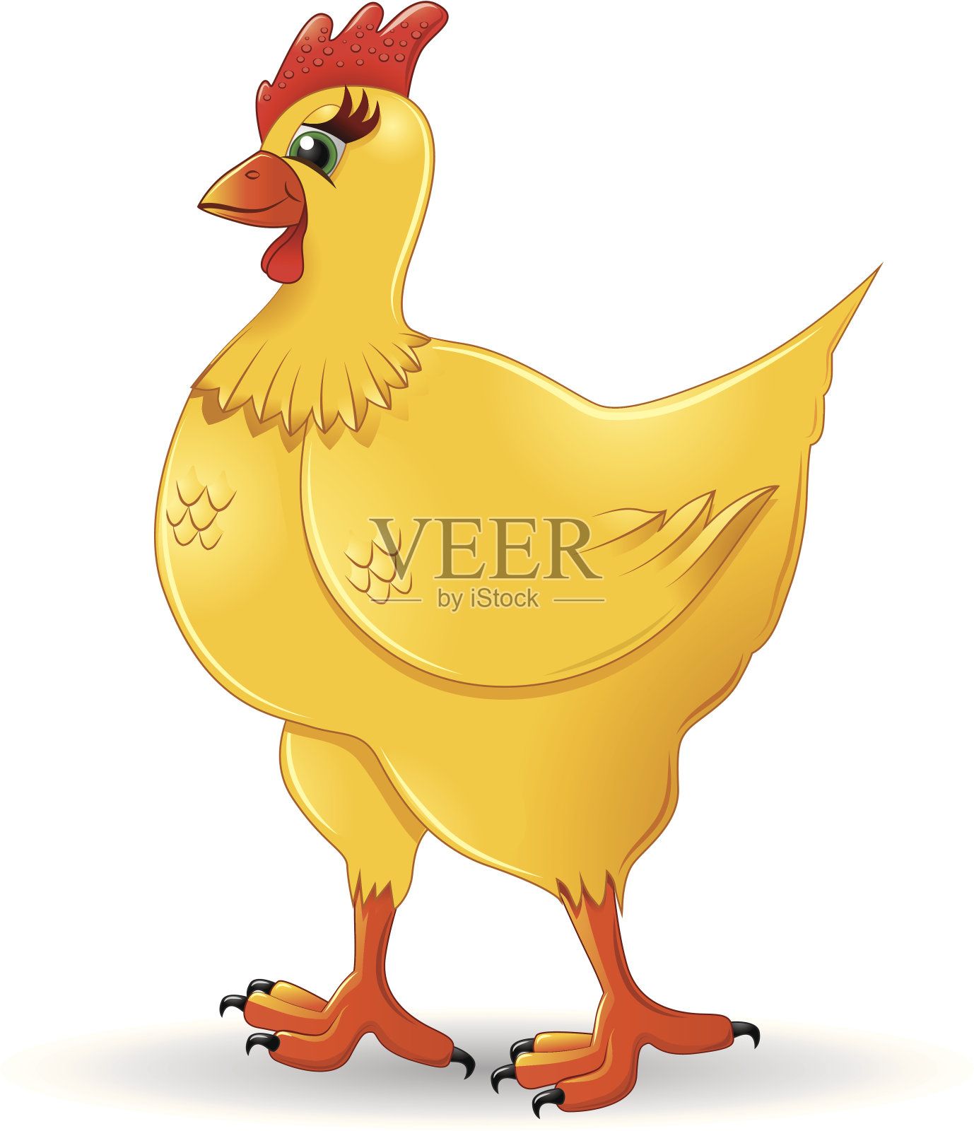 小黄鸡设计元素图片