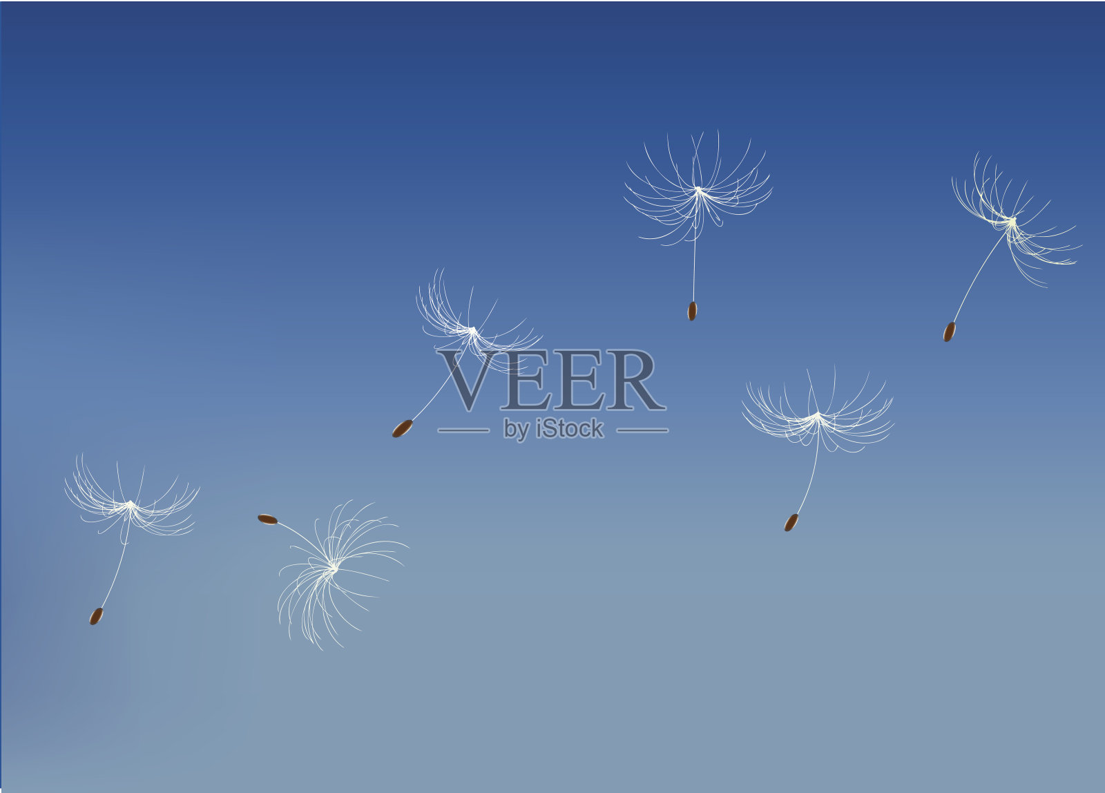 浮动插画图片素材