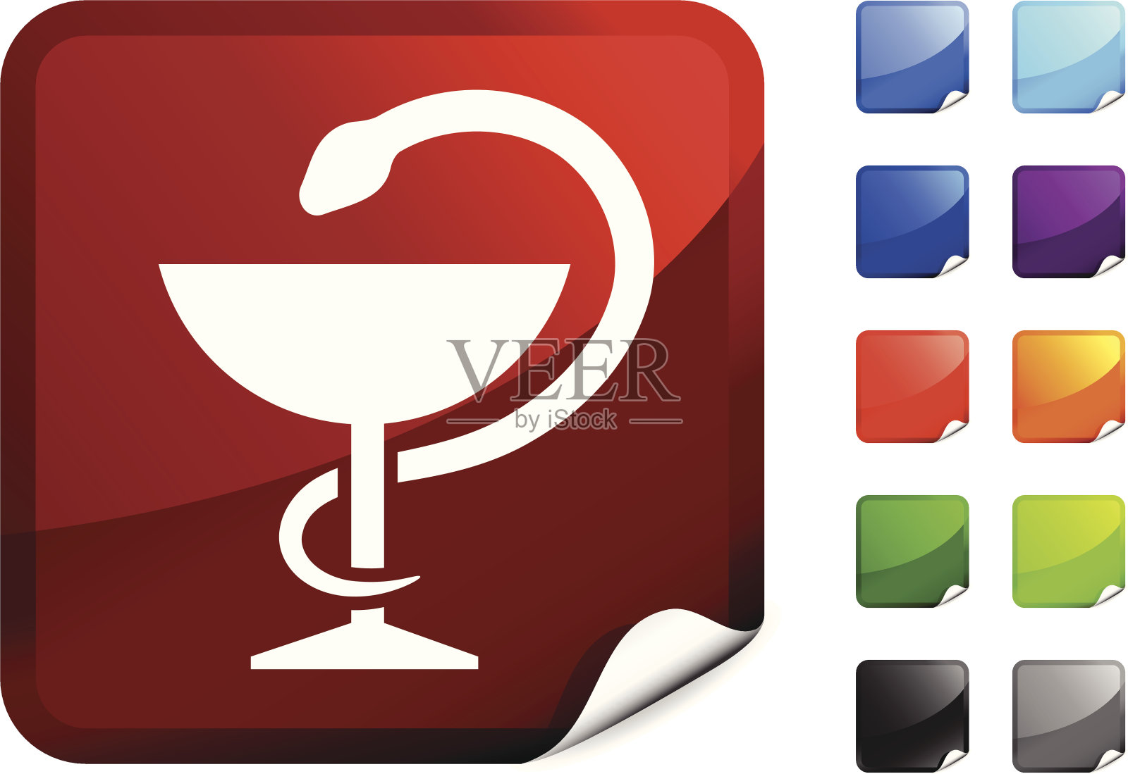 医疗蛇互联网版税免费矢量艺术插画图片素材