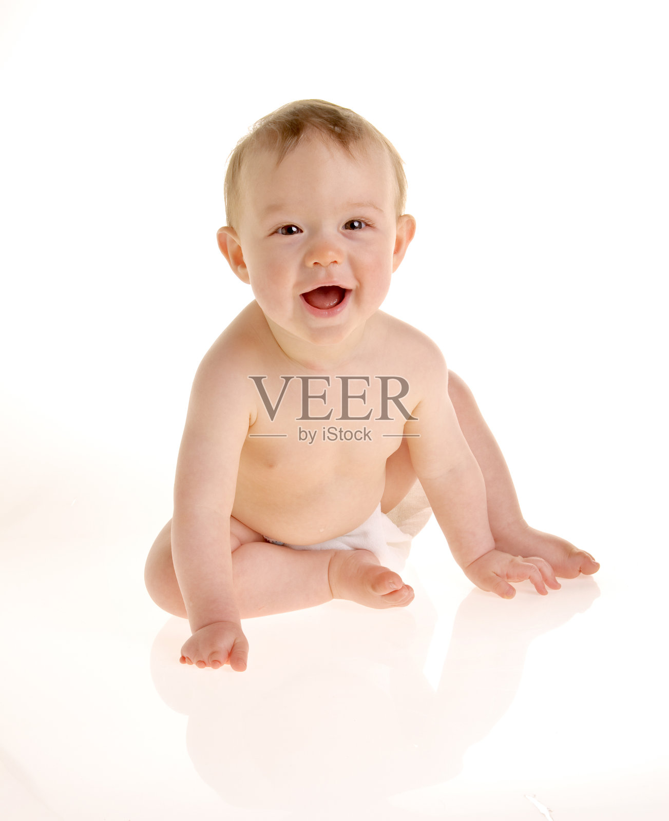 快乐的宝贝照片摄影图片