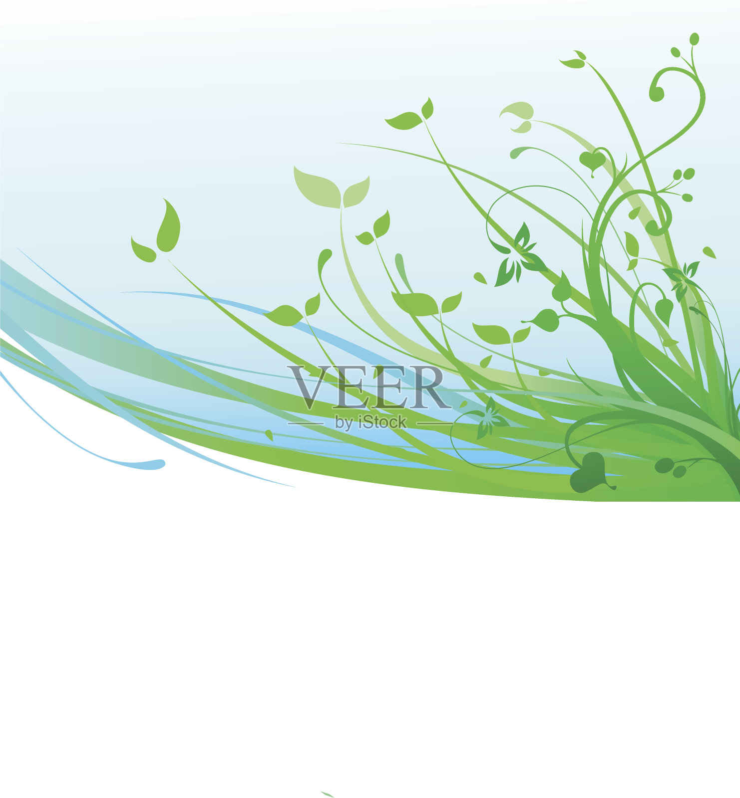 春天的花向量花卉装饰彩色背景插画图片素材