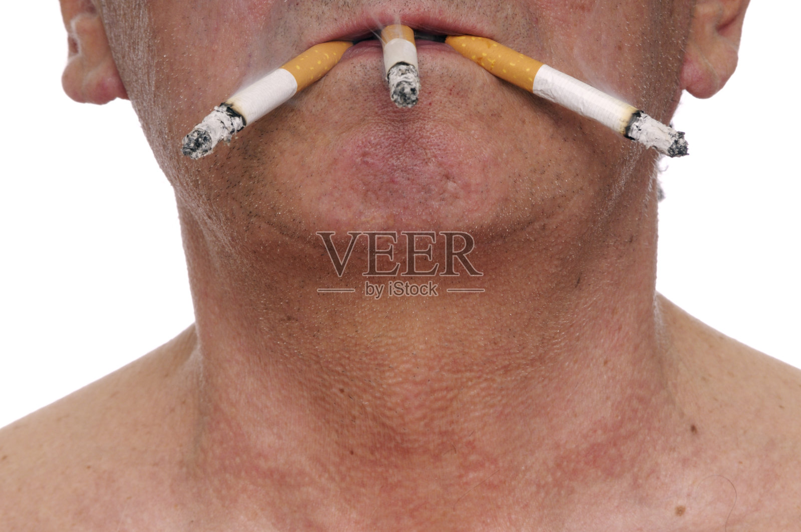 吸烟的肖像照片摄影图片