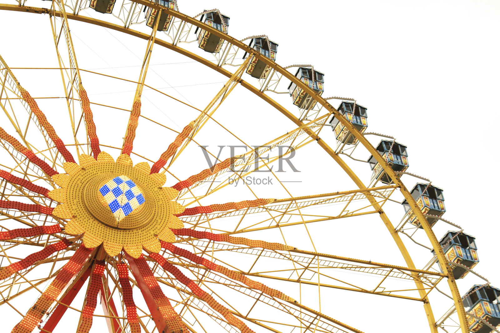 彩色摩天轮照片摄影图片