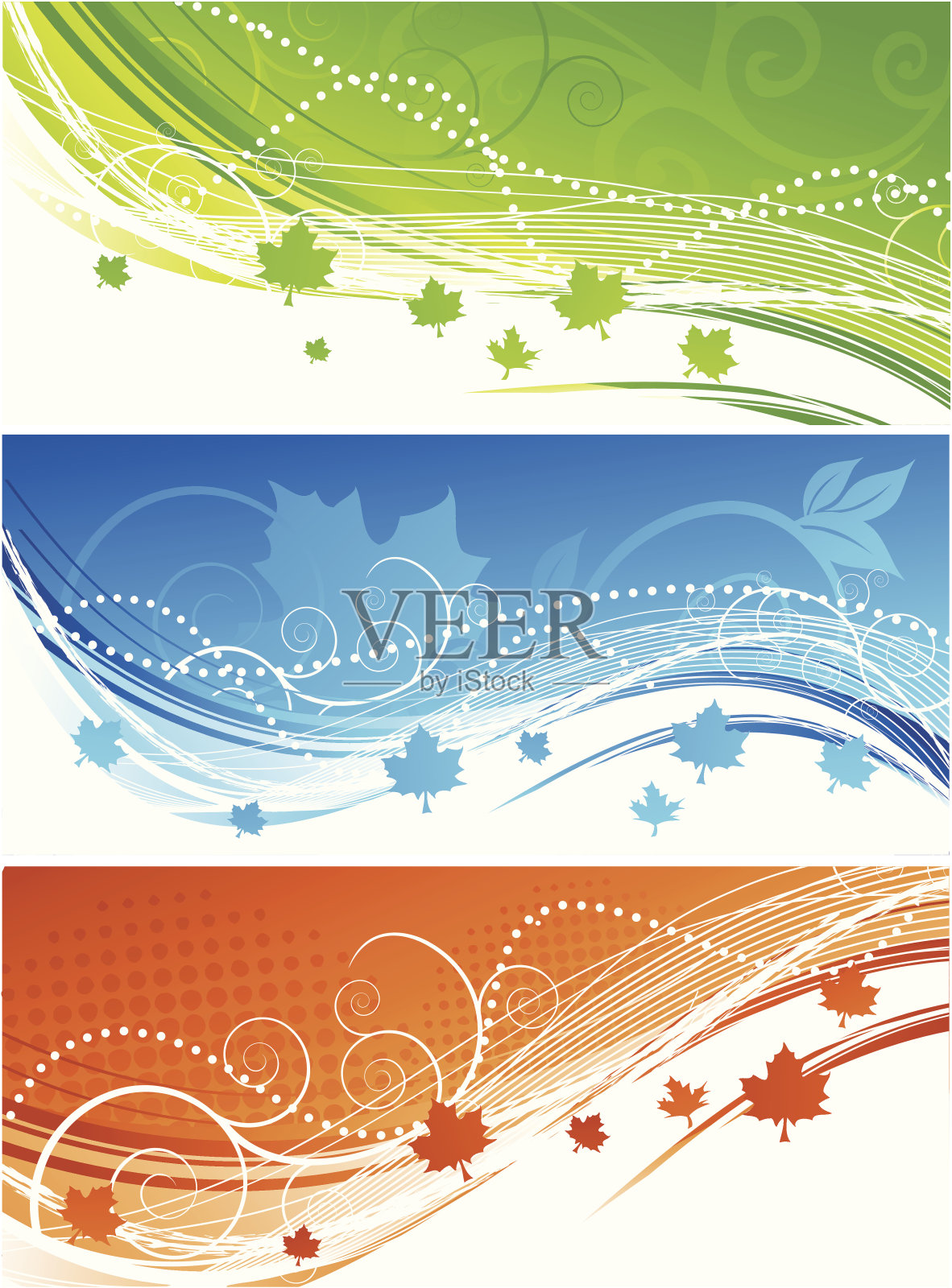 秋天的横幅插画图片素材