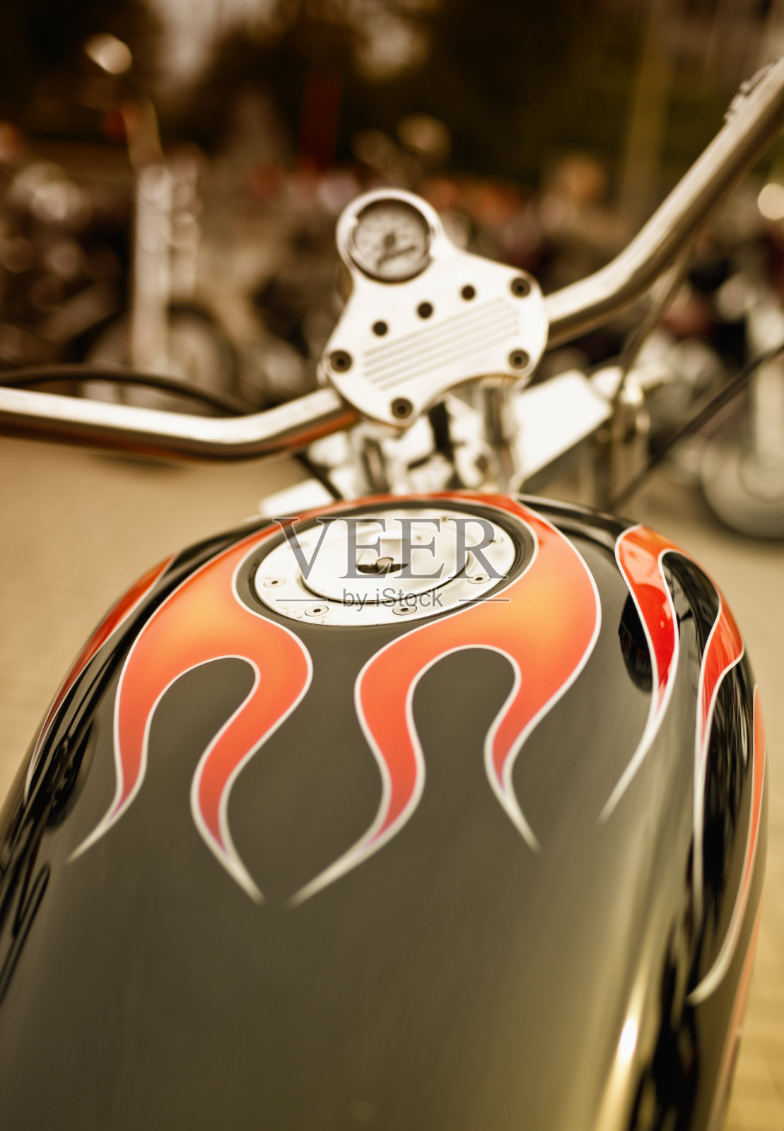 轻松骑手，摩托车细节照片摄影图片