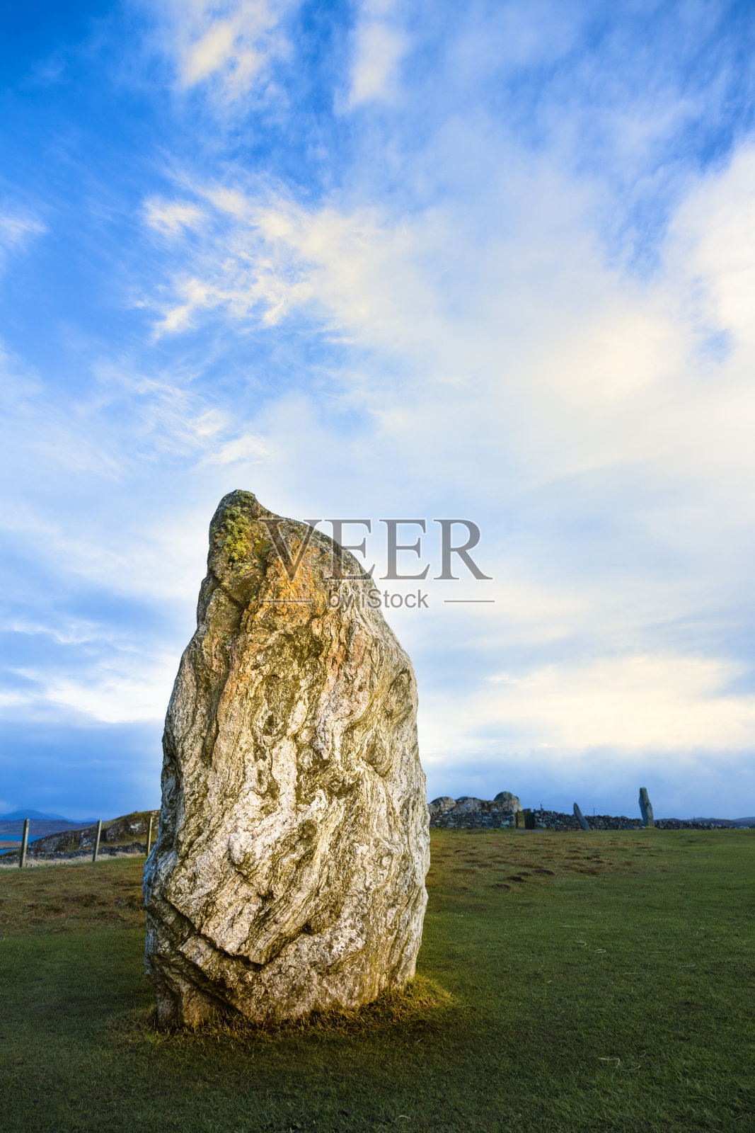 Callanish站立的石头，路易斯岛照片摄影图片