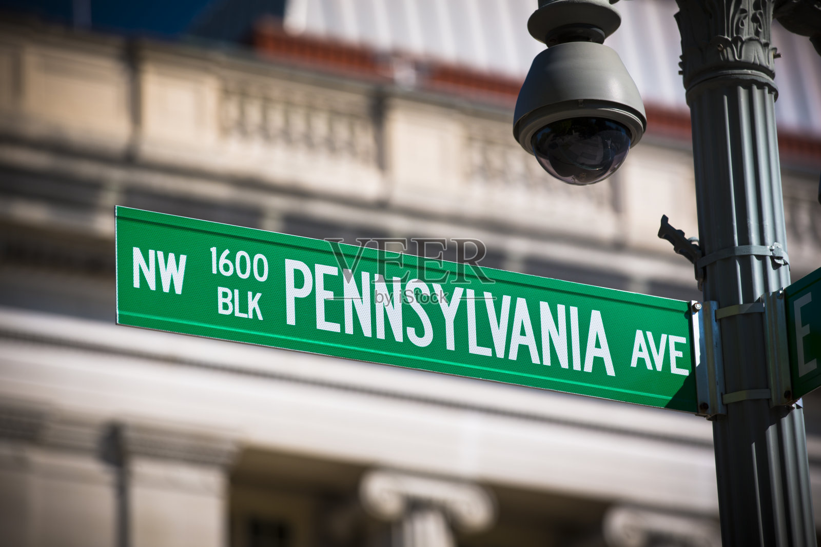 白宫路标照片摄影图片