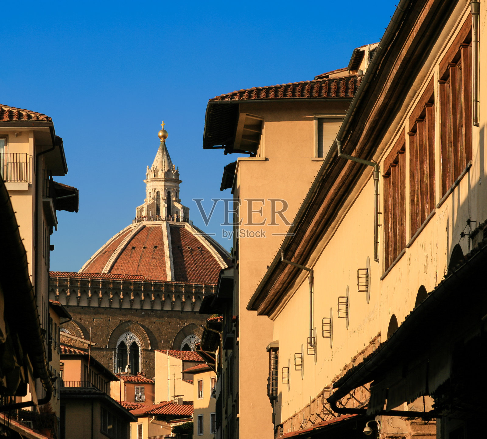 佛罗伦萨大教堂和历史建筑，佛罗伦萨，意大利。照片摄影图片