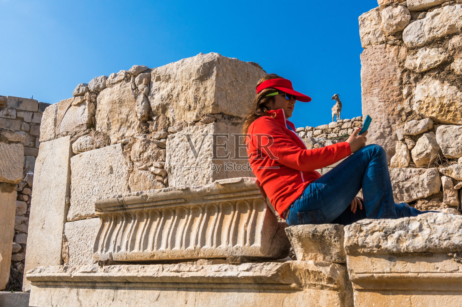卡尔坎的帕塔拉古城，卡什/安塔利亚照片摄影图片