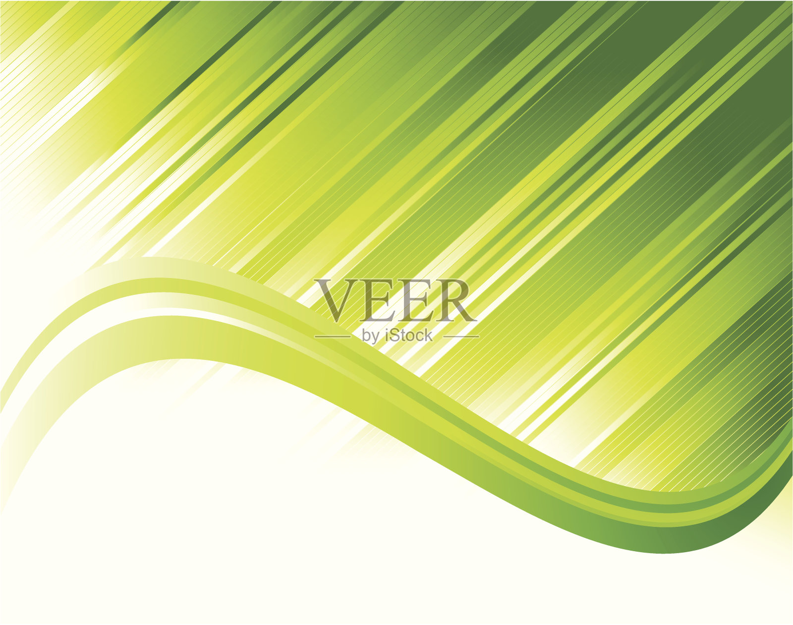 绿色抽象条纹插画图片素材