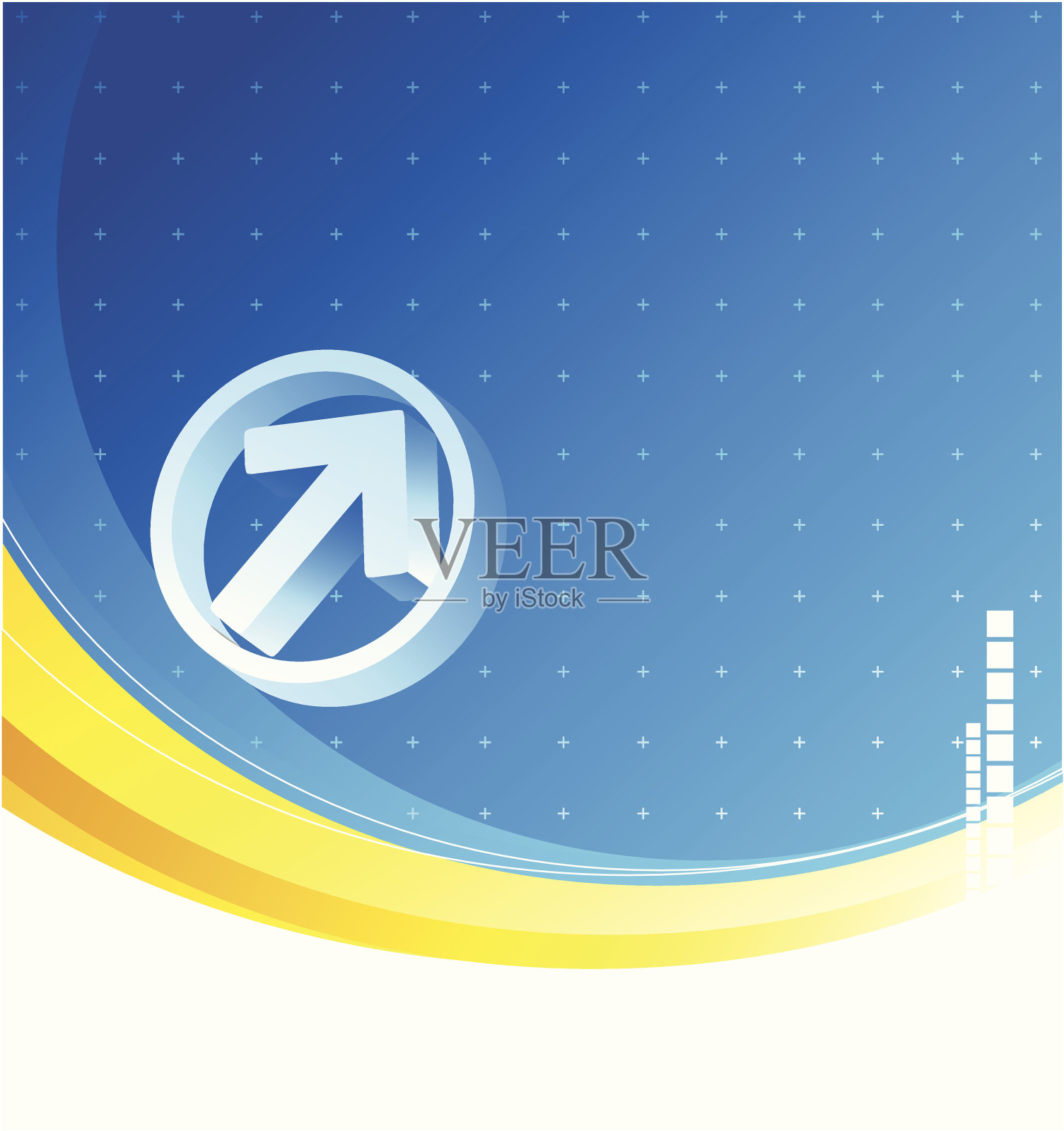 橙色和蓝色的垂直背景插画图片素材