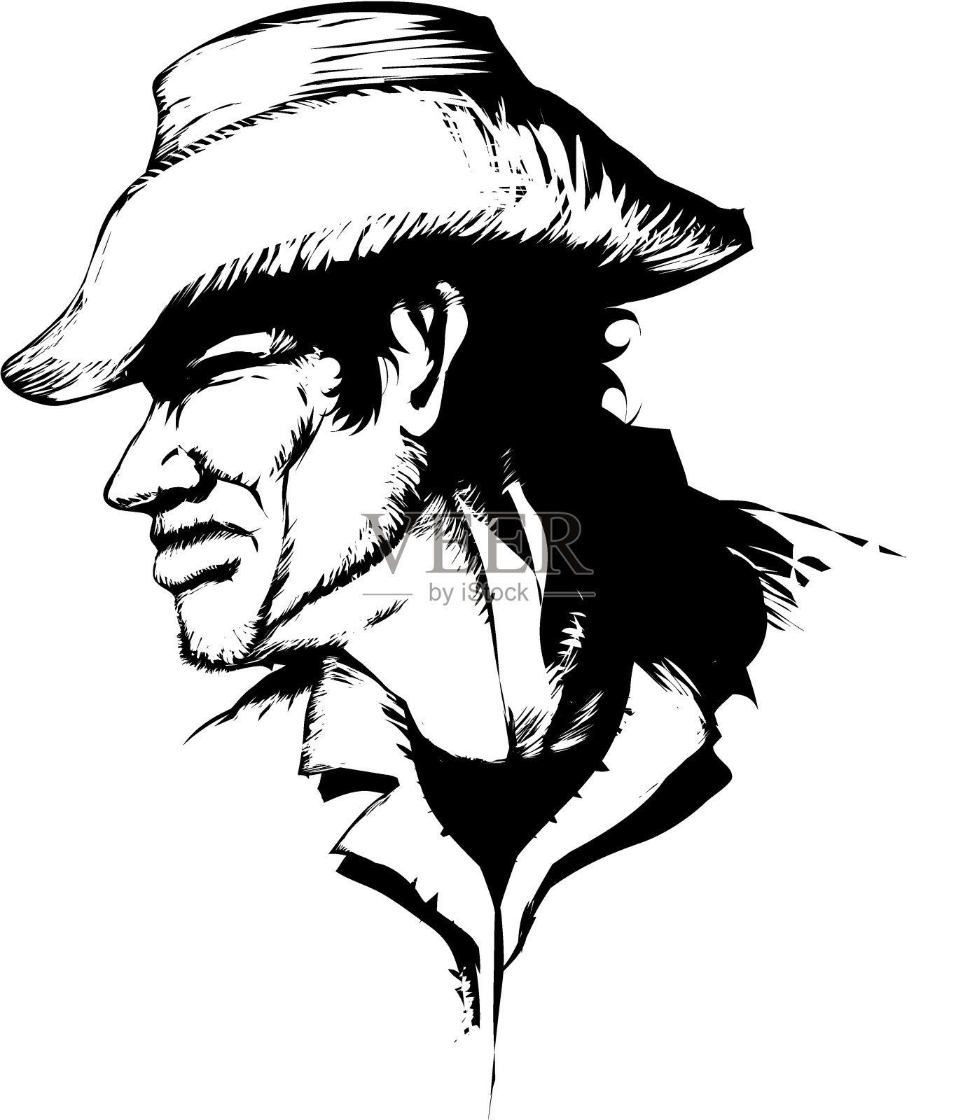 向量的牛仔设计元素图片