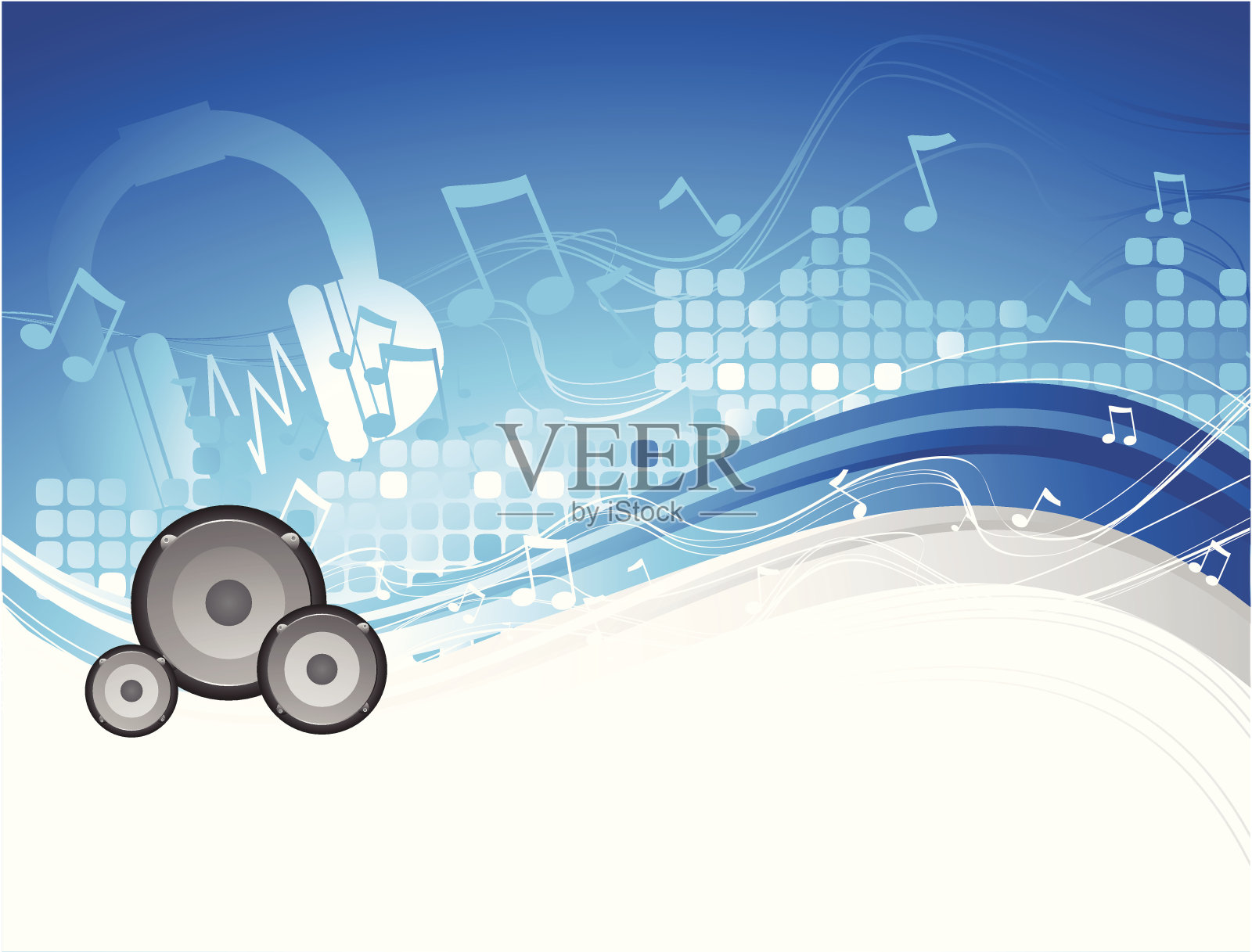 抽象的音乐背景插画图片素材