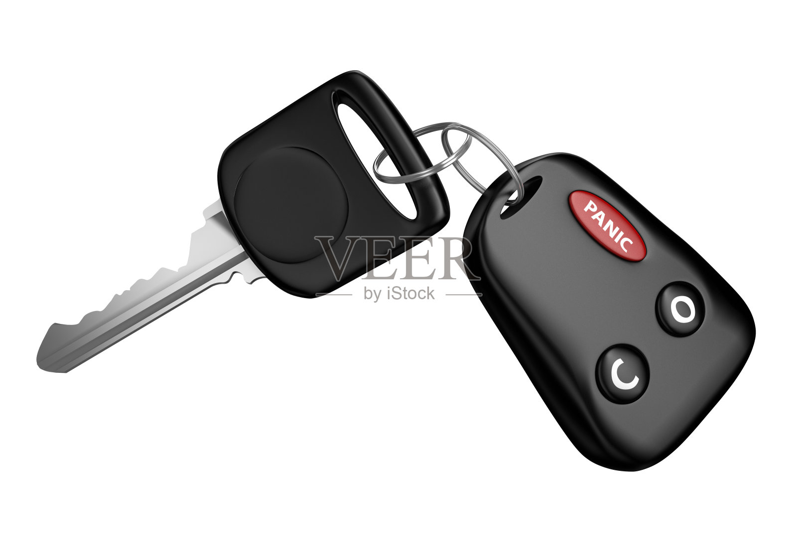 汽车钥匙和遥控配件照片摄影图片