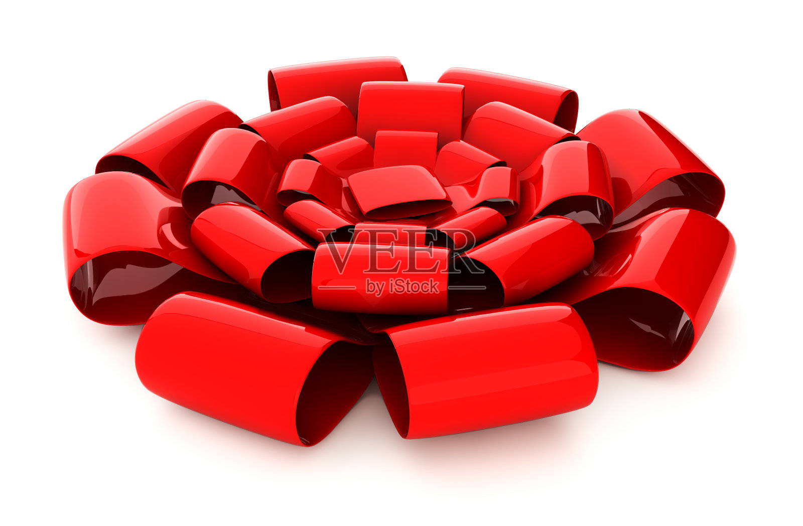 红色的蝴蝶结照片摄影图片