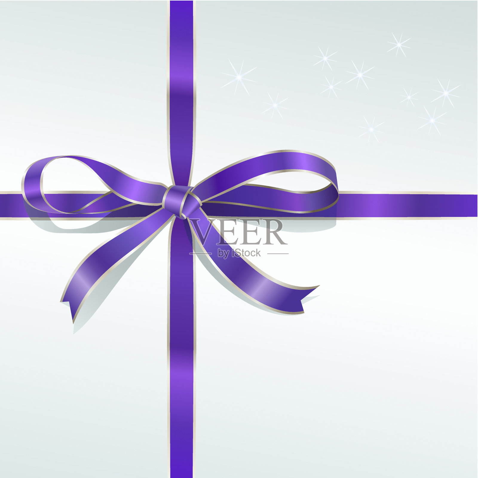 紫缎弓插画图片素材