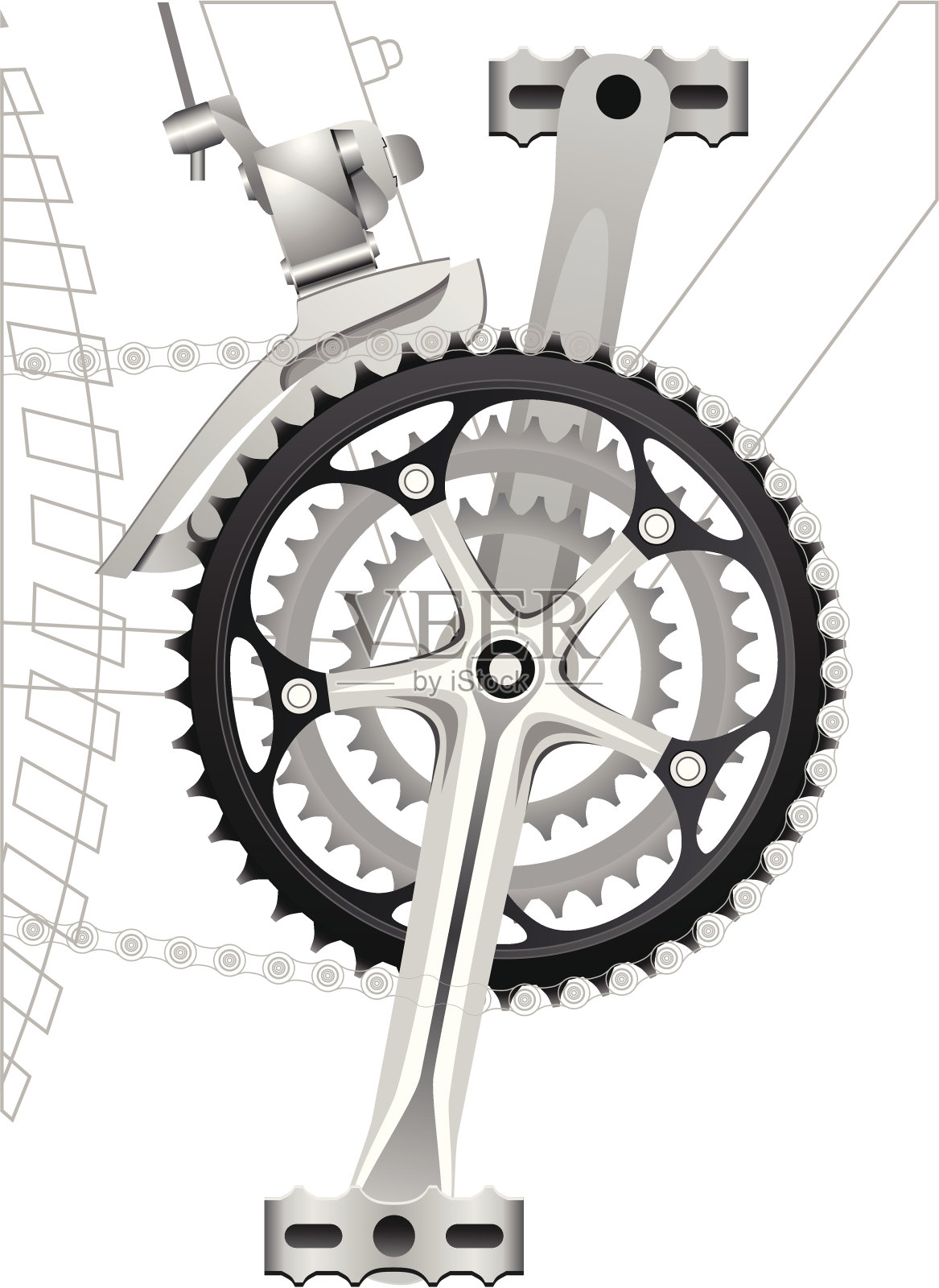 前链轮与变速器设计元素图片