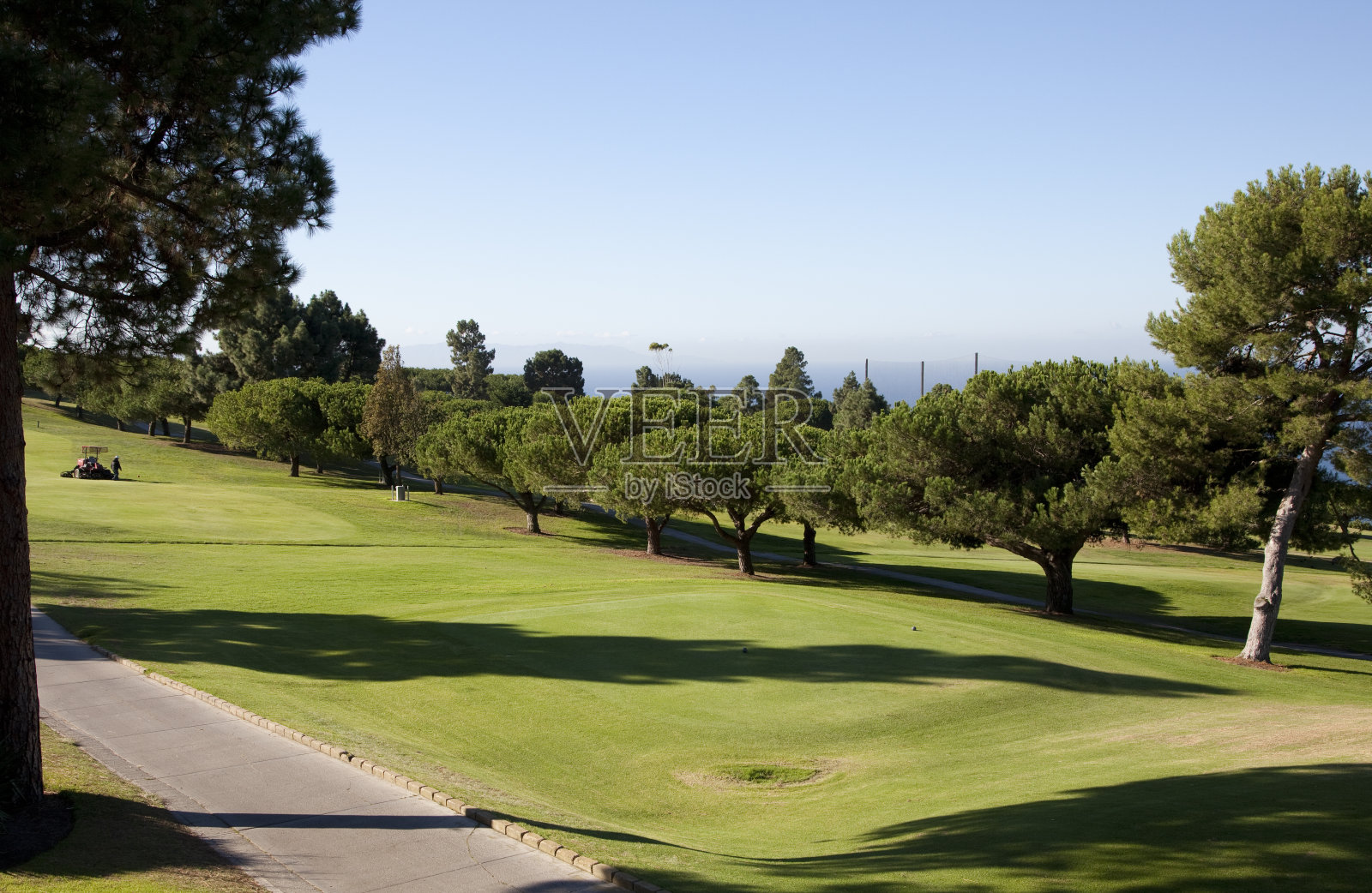 高尔夫球场照片摄影图片