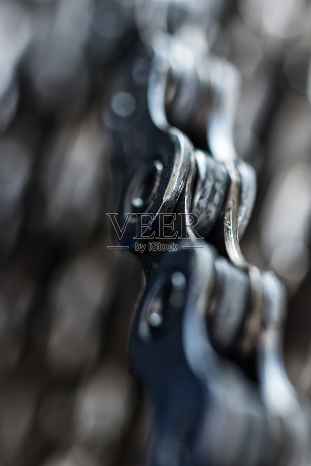 自行车链宏照片摄影图片