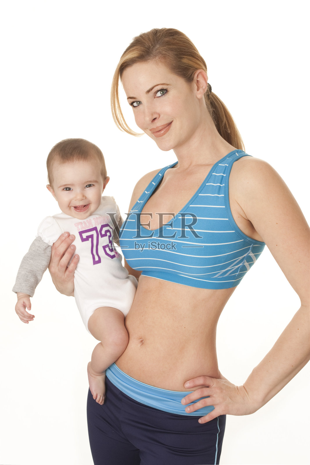 母婴健身队照片摄影图片