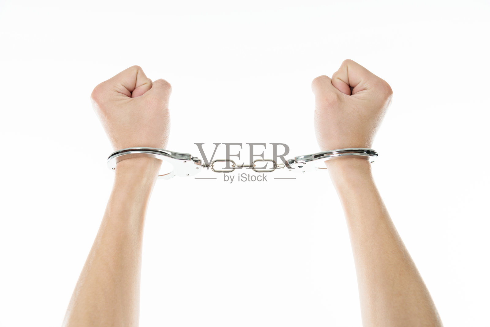 手铐男子的手的特写照片摄影图片