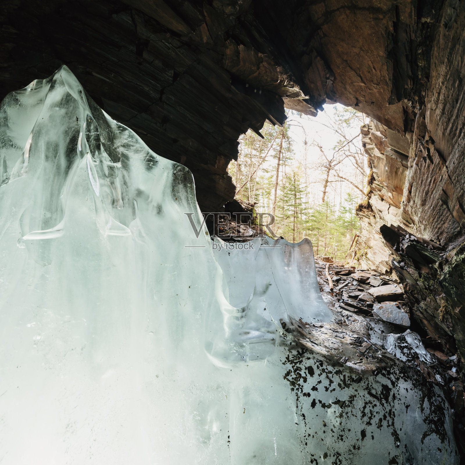 金矿成冰照片摄影图片