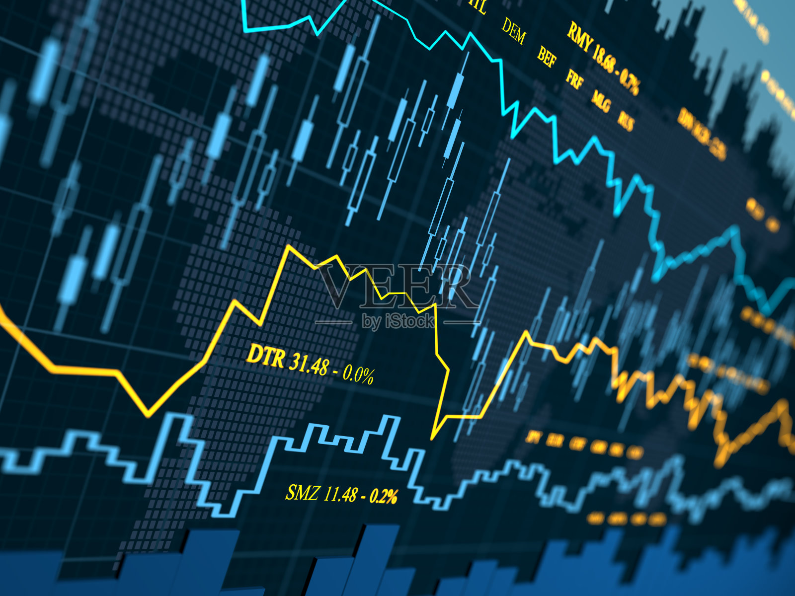 财务图表是抽象的业务图表照片摄影图片