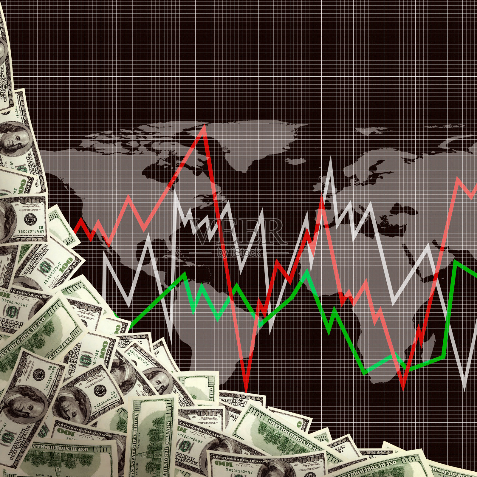 全球金融的概念照片摄影图片