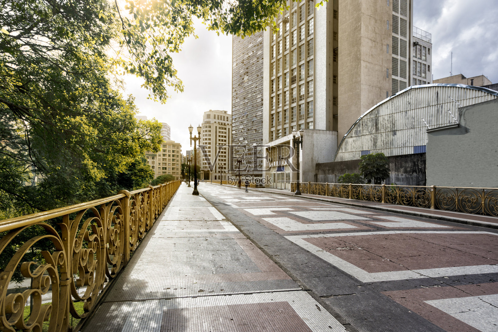 圣保罗市区。照片摄影图片