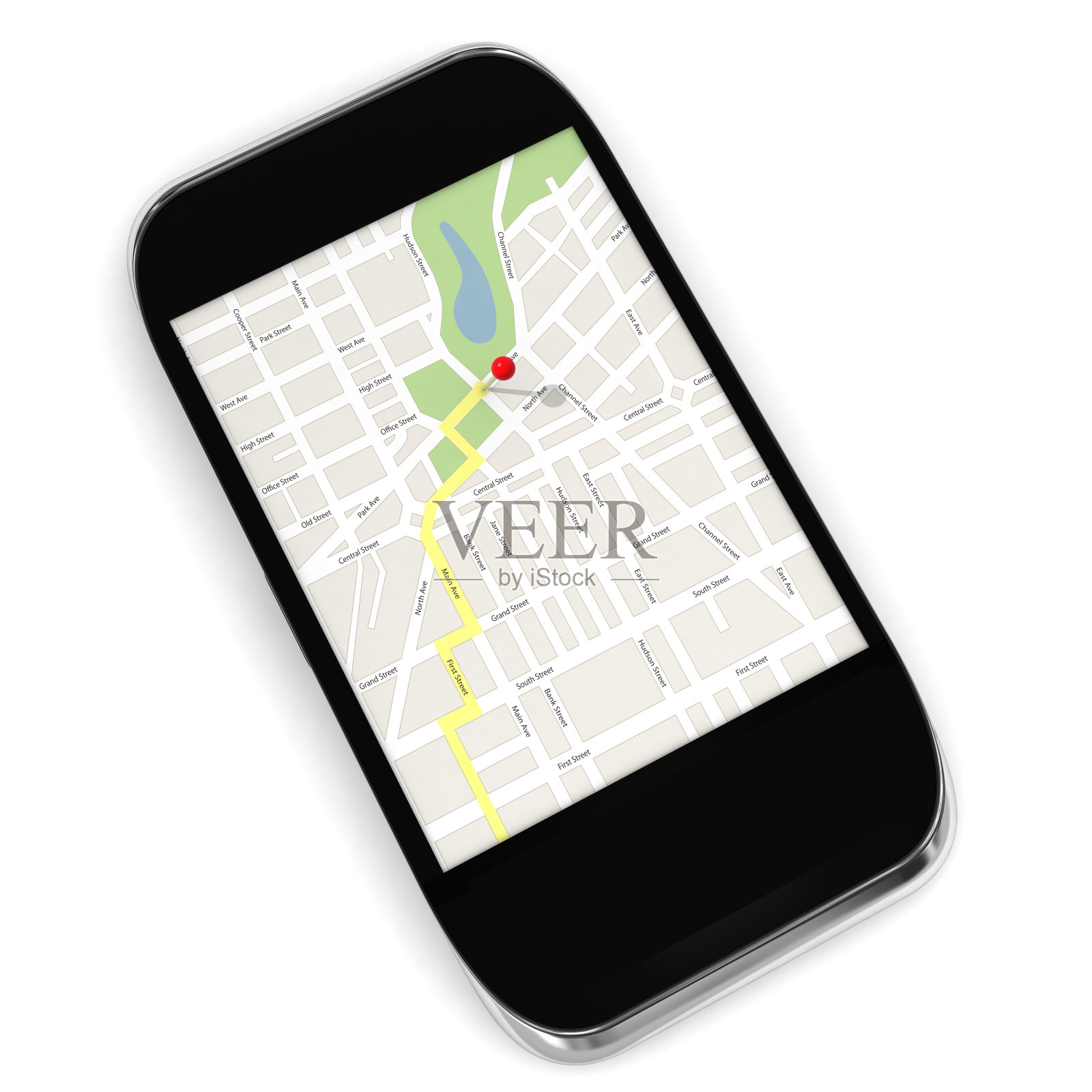 手机地图gps导航照片摄影图片