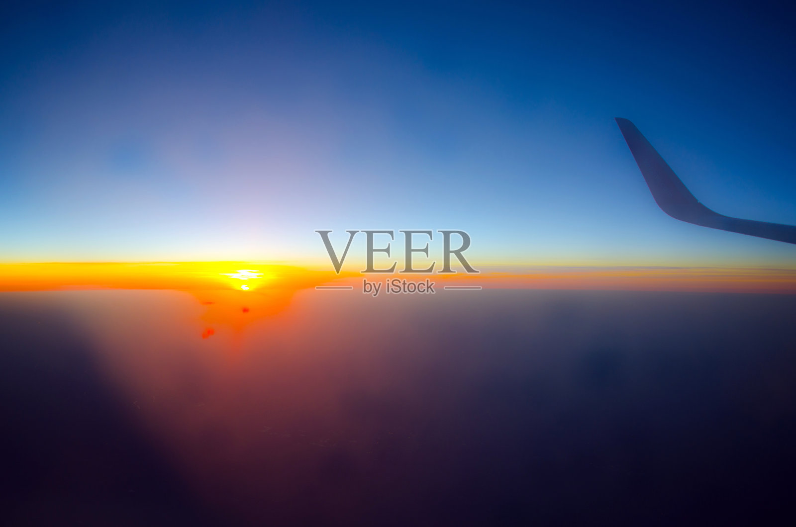 日落与小翼照片摄影图片