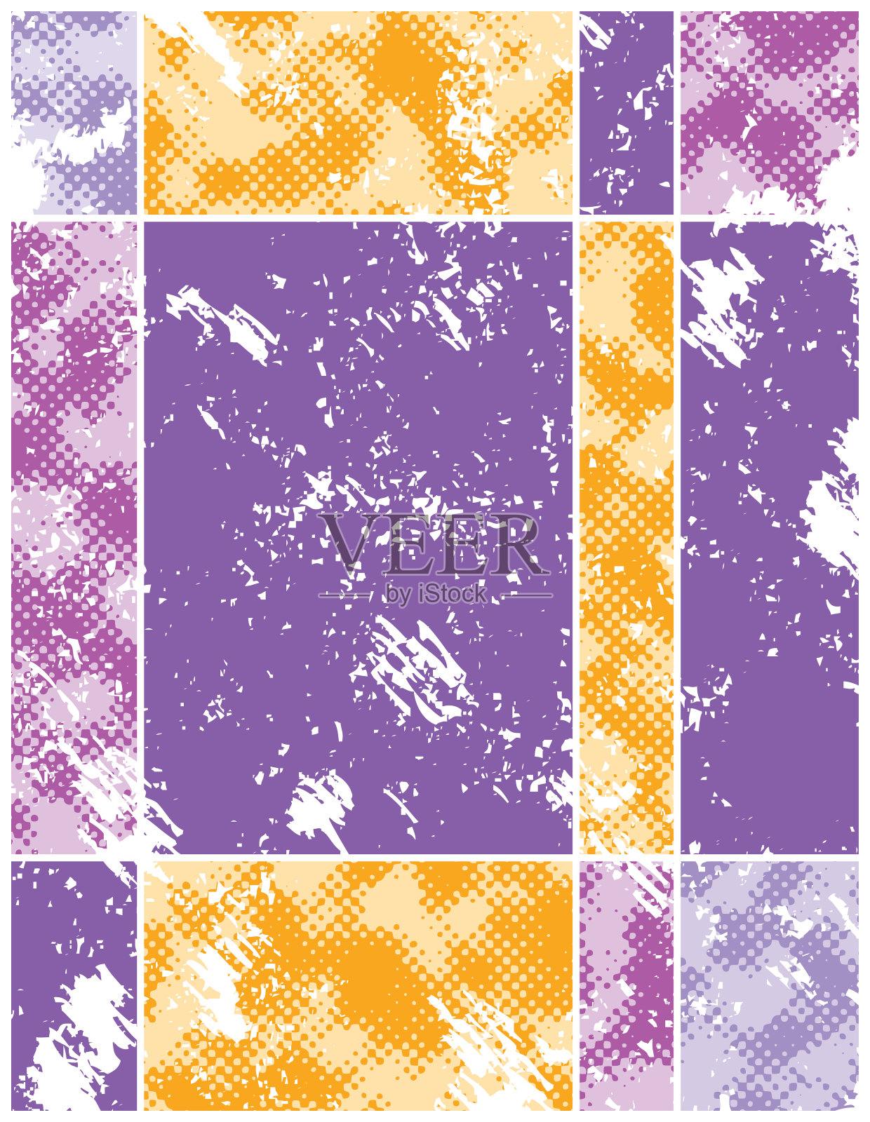 网格背景插画图片素材