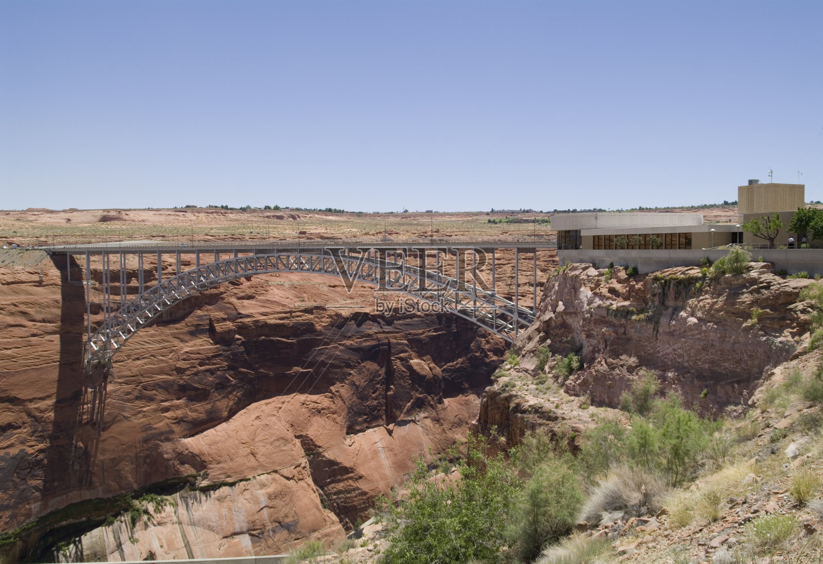 鲍威尔湖:银色桥照片摄影图片