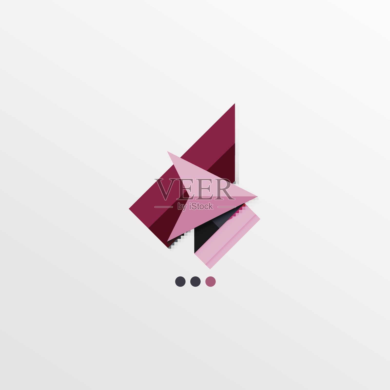 现代抽象几何信息横幅插画图片素材