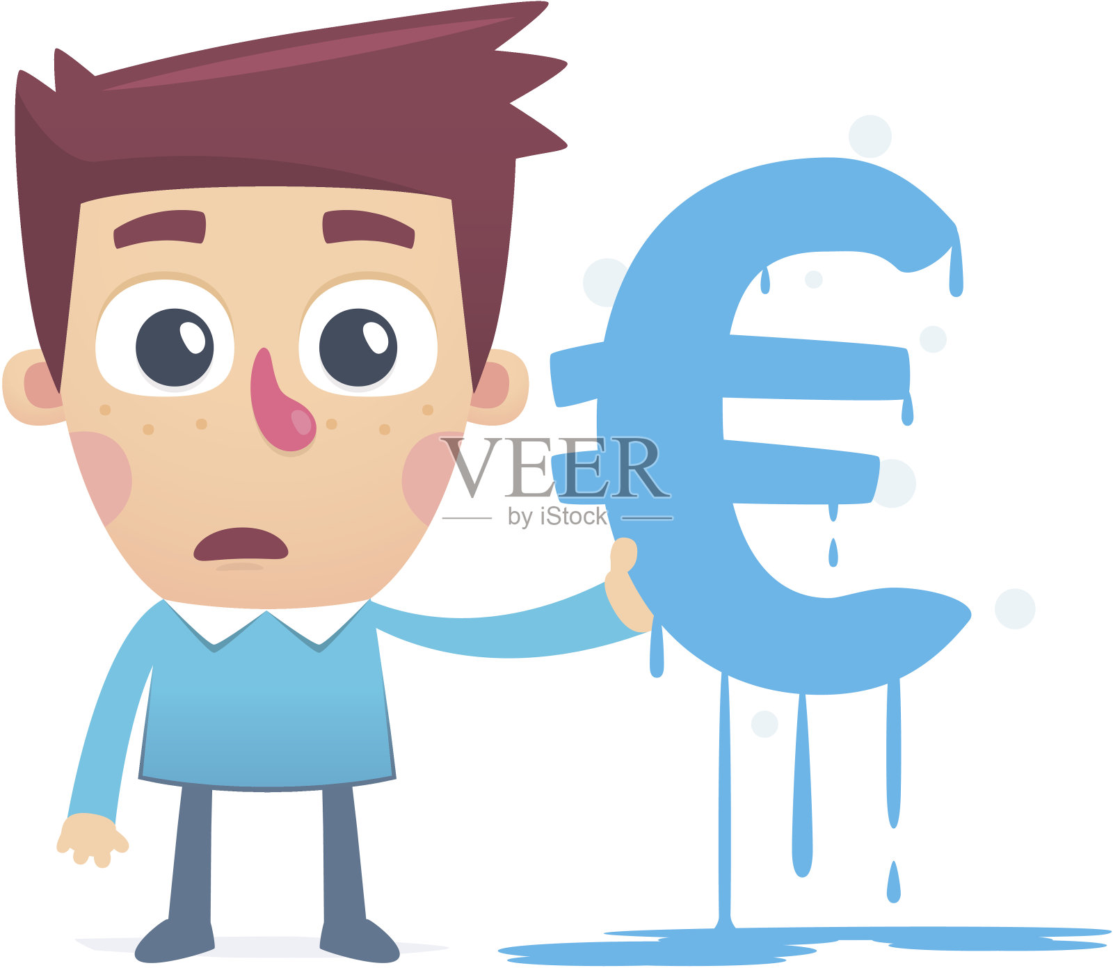 破产插画图片素材