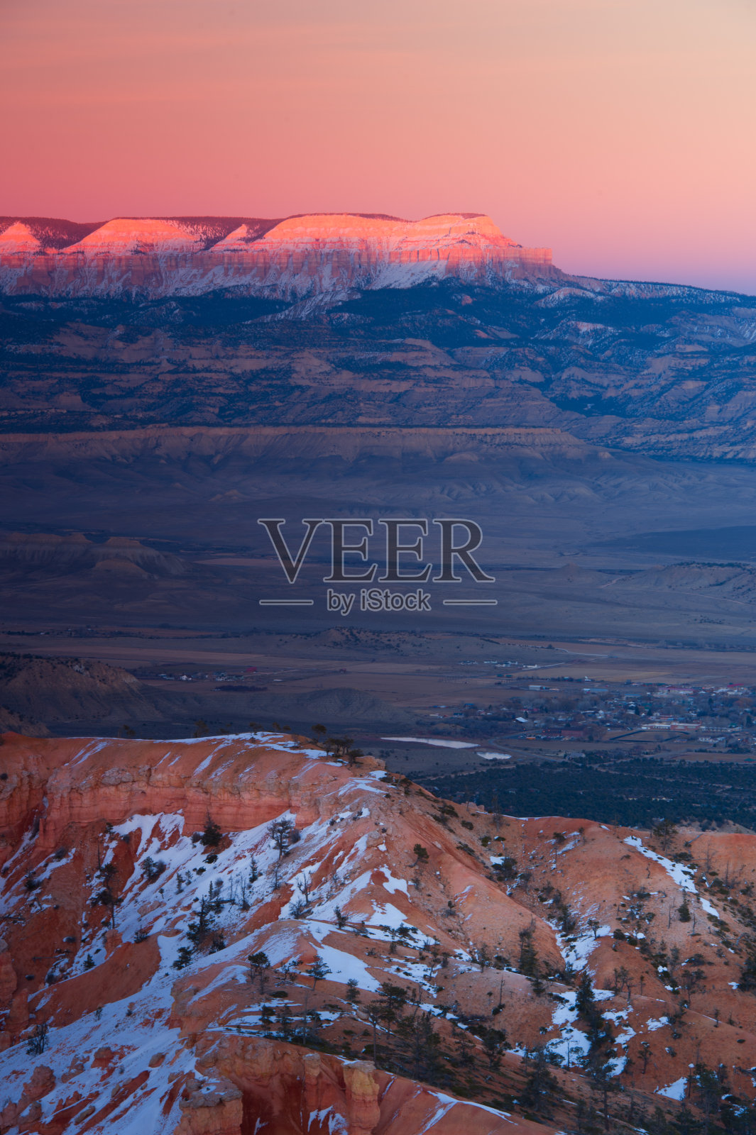 布莱斯冬天日出照片摄影图片