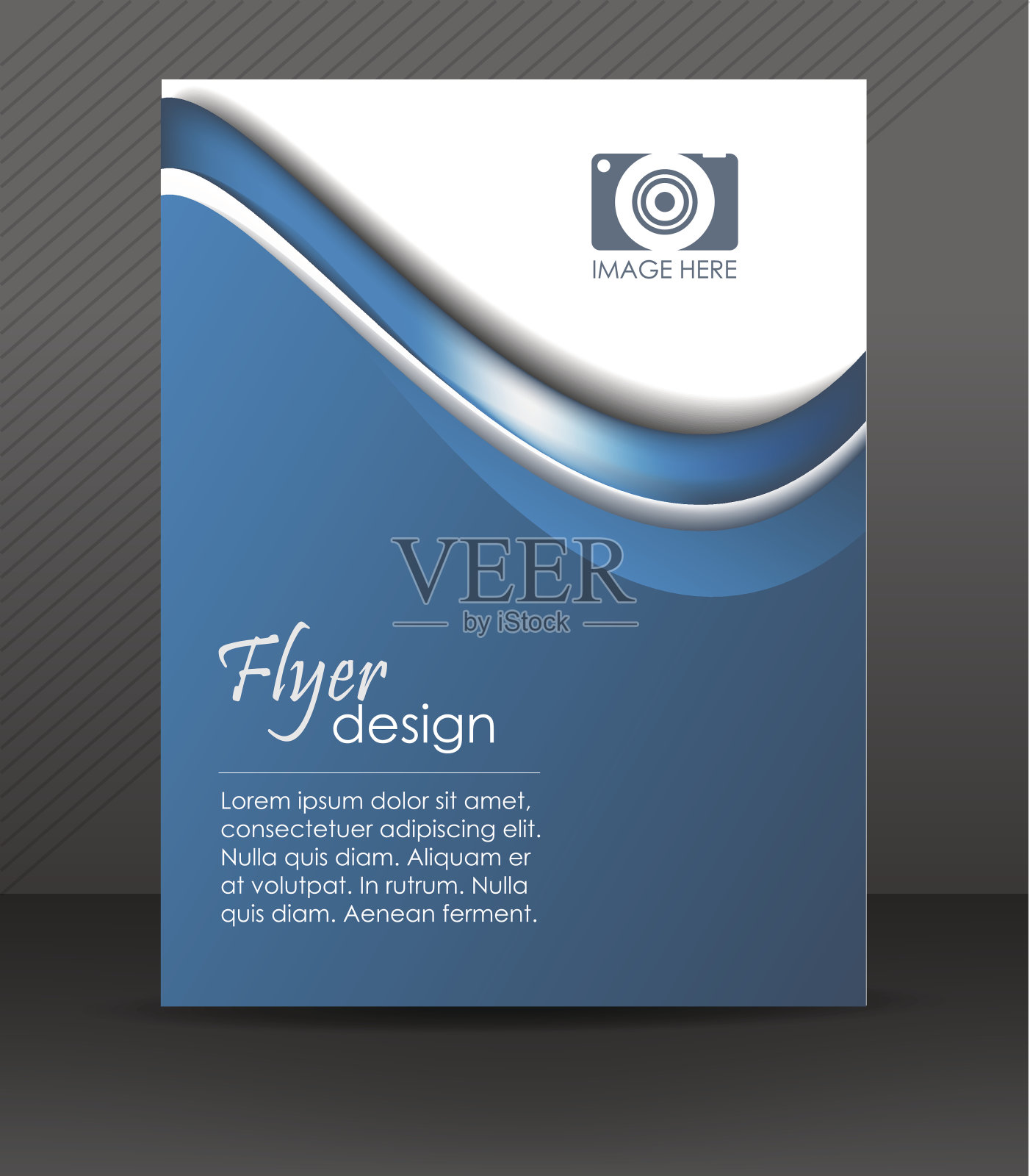 专业的商业传单模板或公司横幅设计模板素材