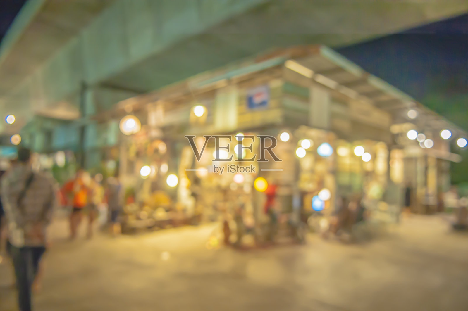 夜市的气氛照片摄影图片