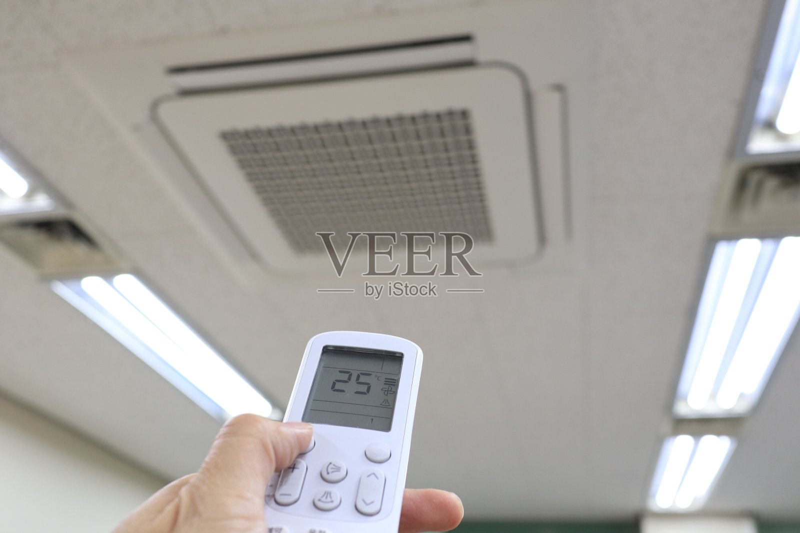 遥控吊顶空调照片摄影图片