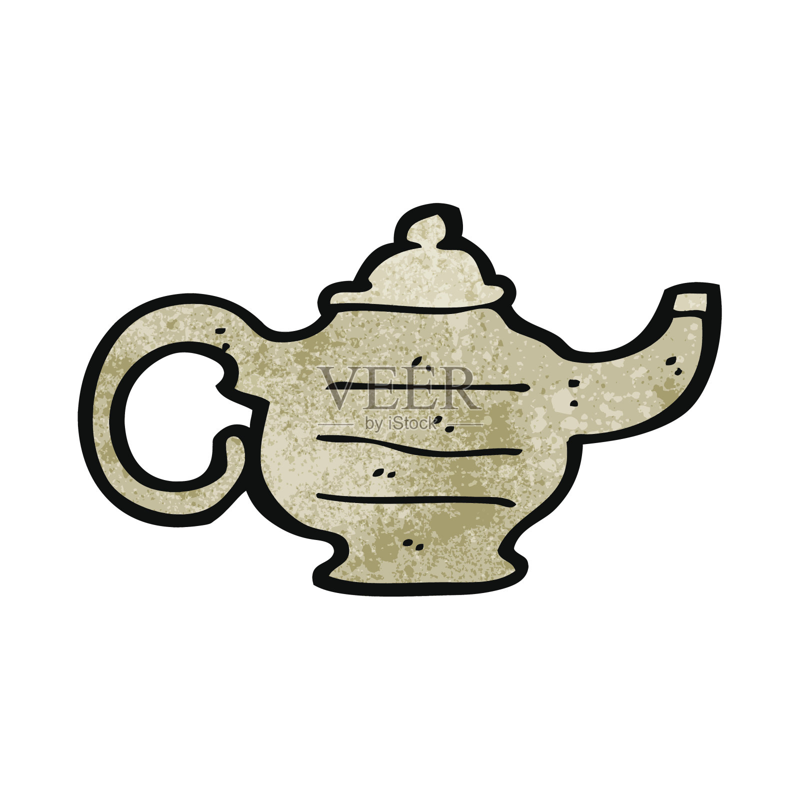 卡通茶壶设计元素图片