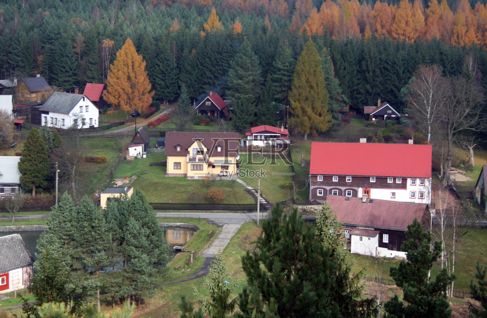 古老的村庄照片摄影图片