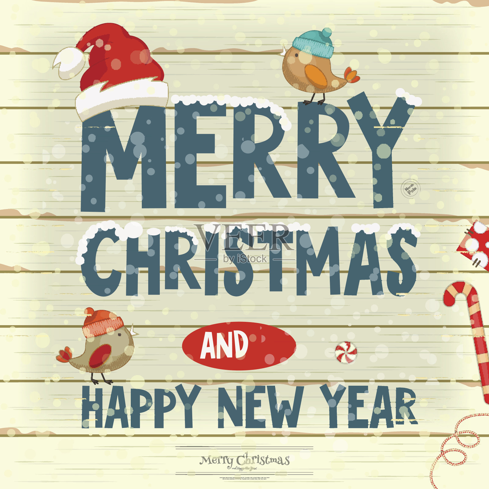 圣诞贺卡设计模板素材