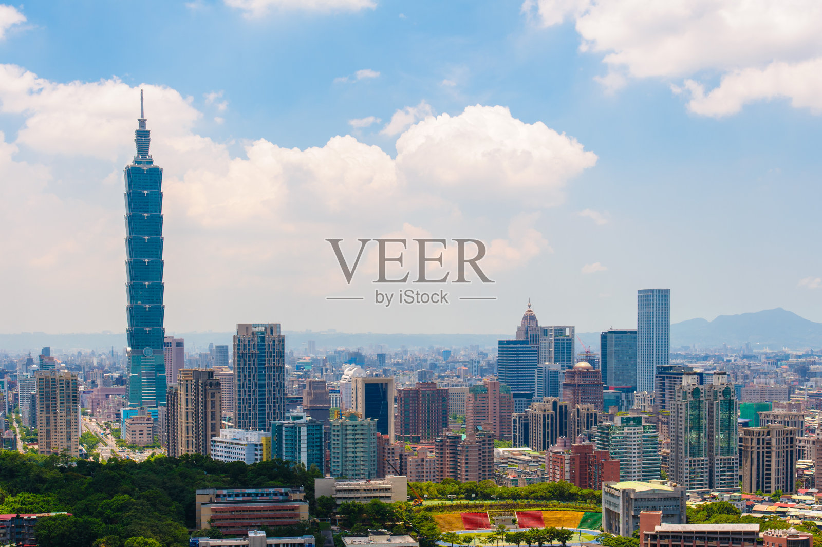 台北城市天际线照片摄影图片