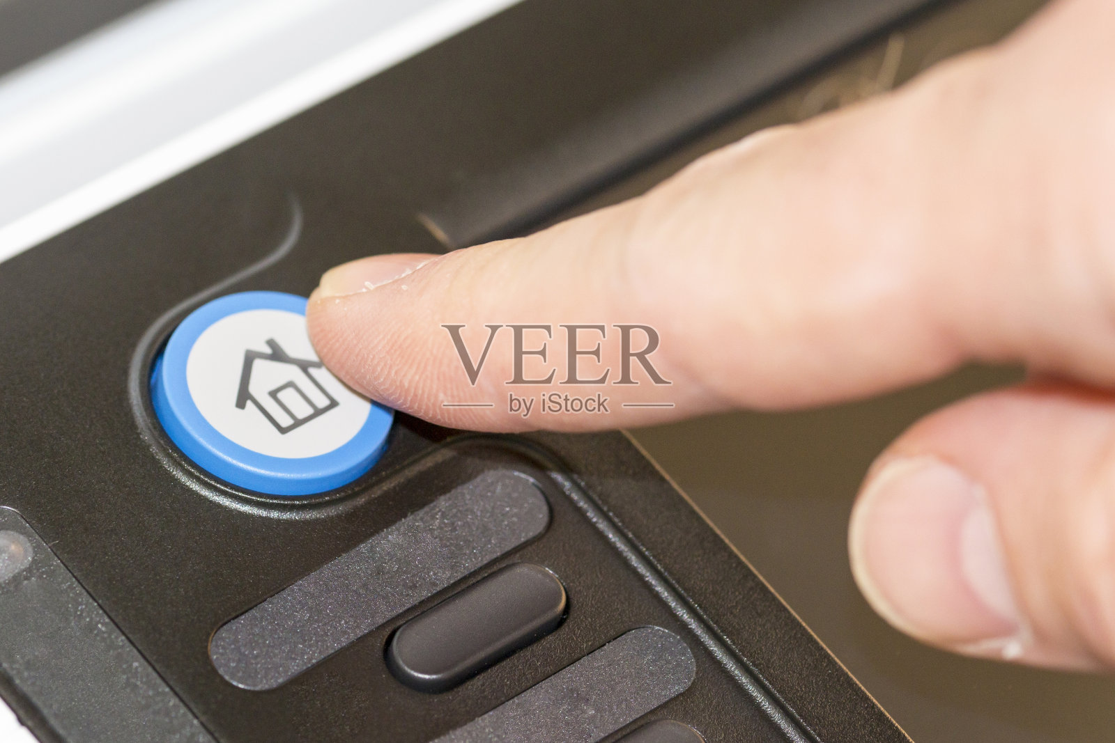 特写键盘与home键照片摄影图片