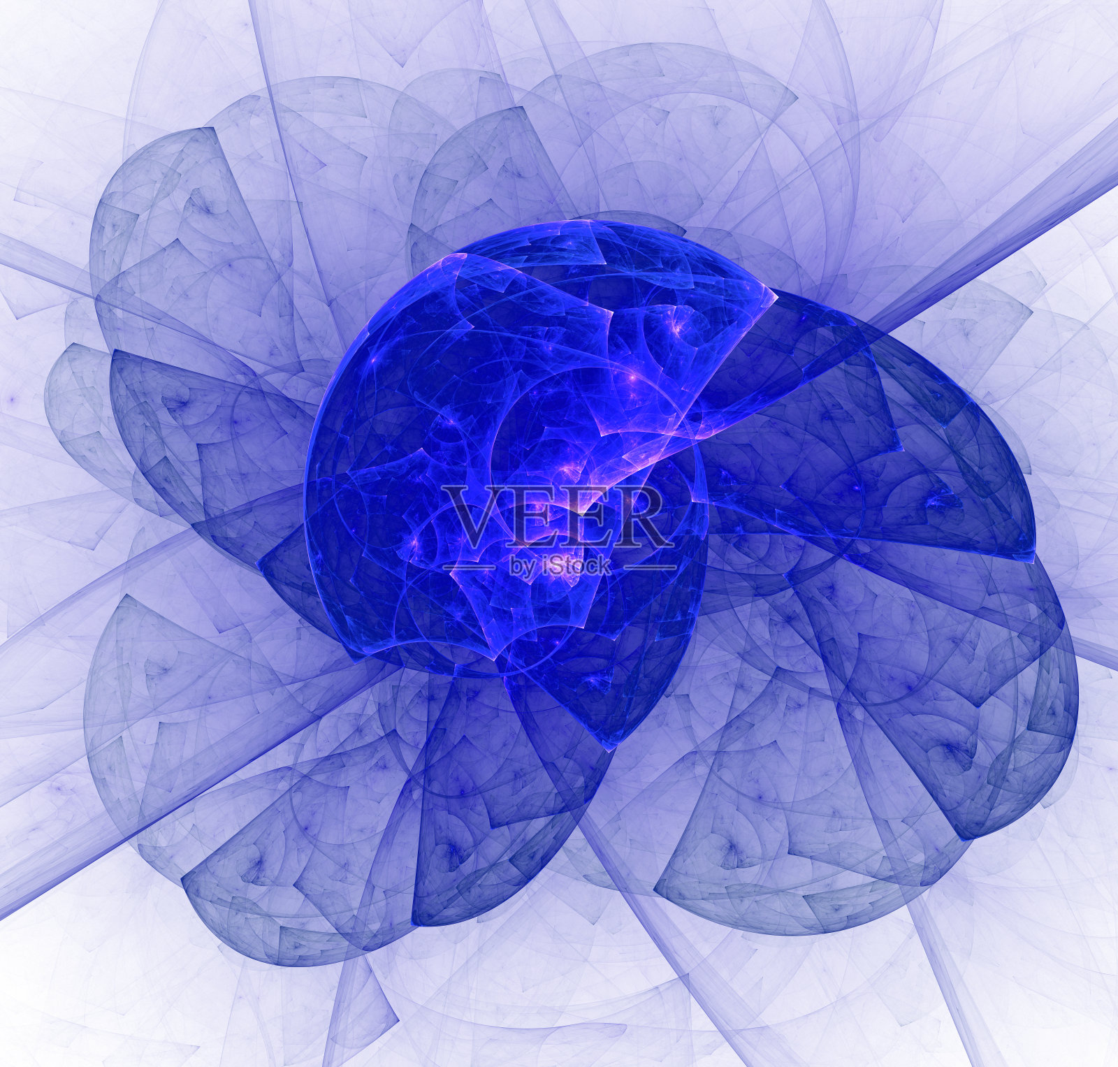 三维抽象分形插画背景创意设计插画图片素材