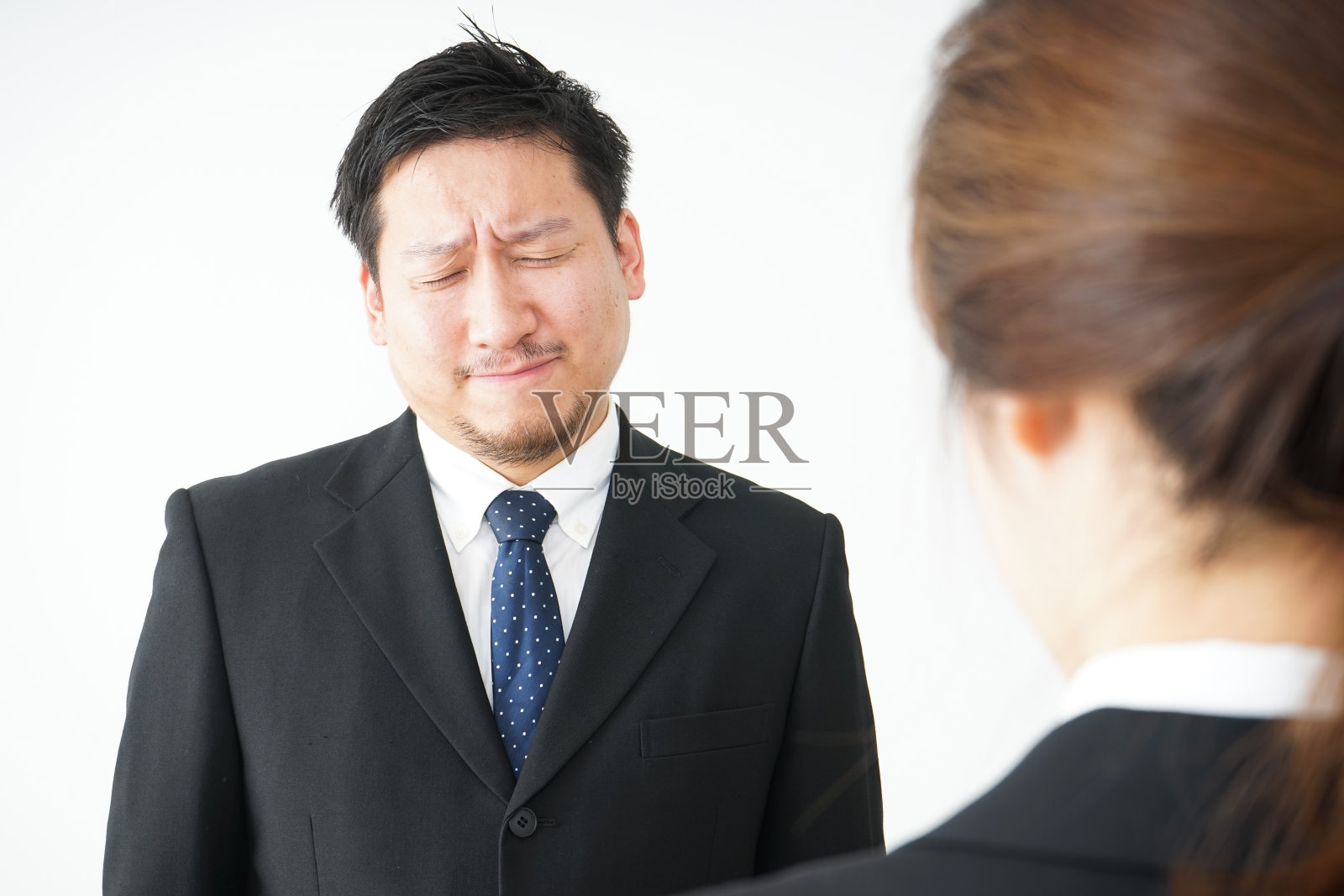 老板对追随者感到生气照片摄影图片